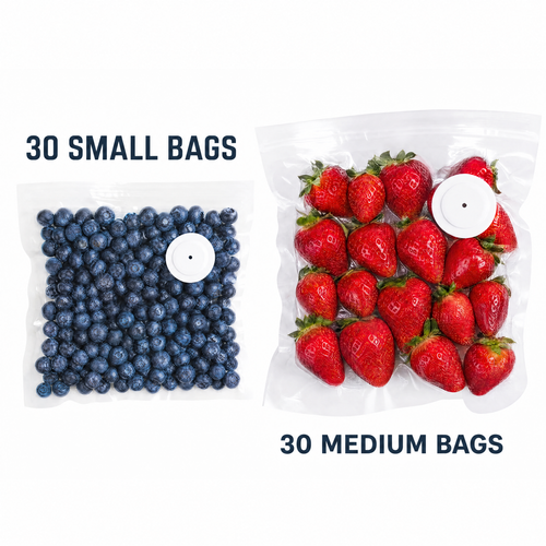 60 Vacuum Bags (S,M)